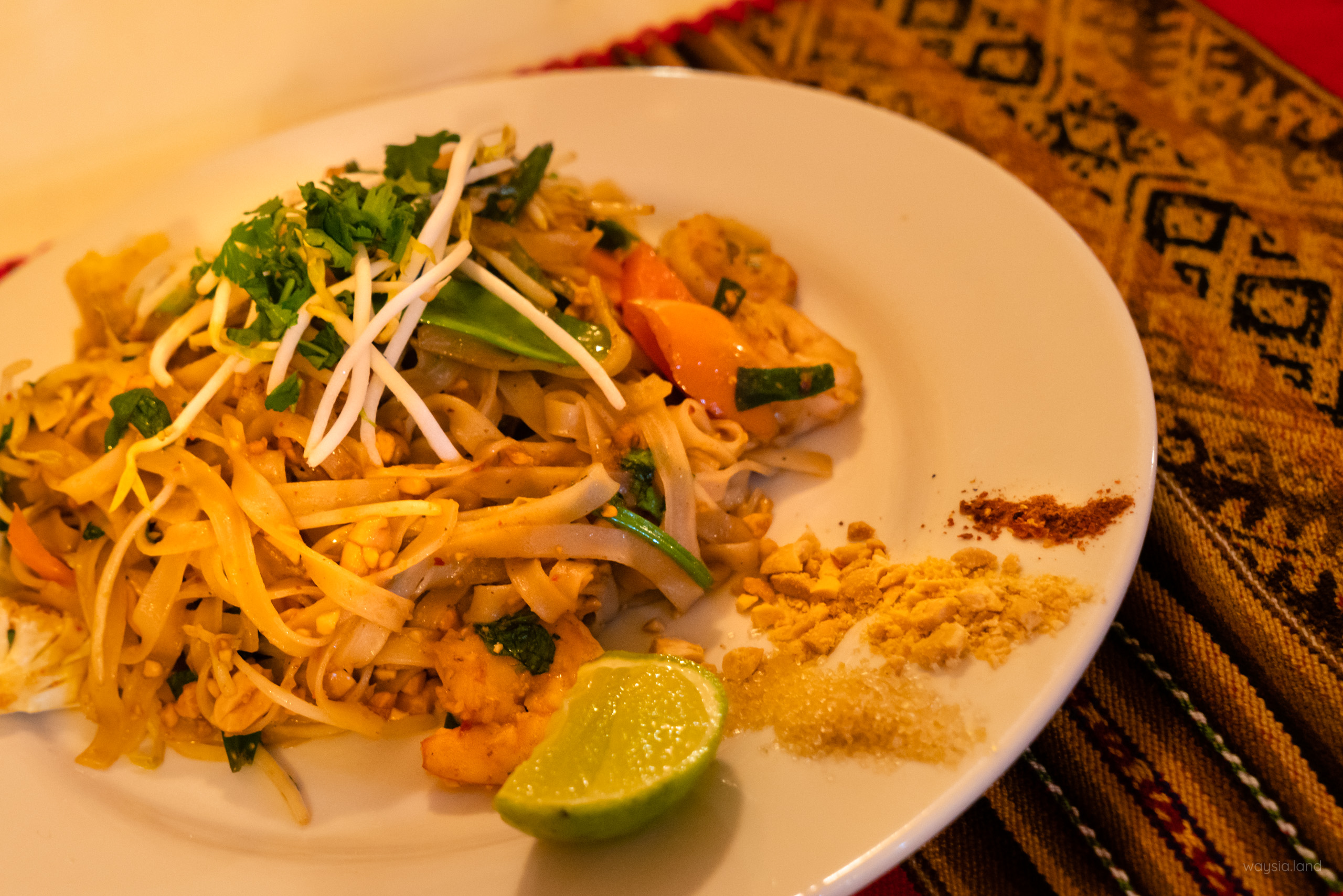 La Casa de Zarela Thai restaurant - Pad Thai