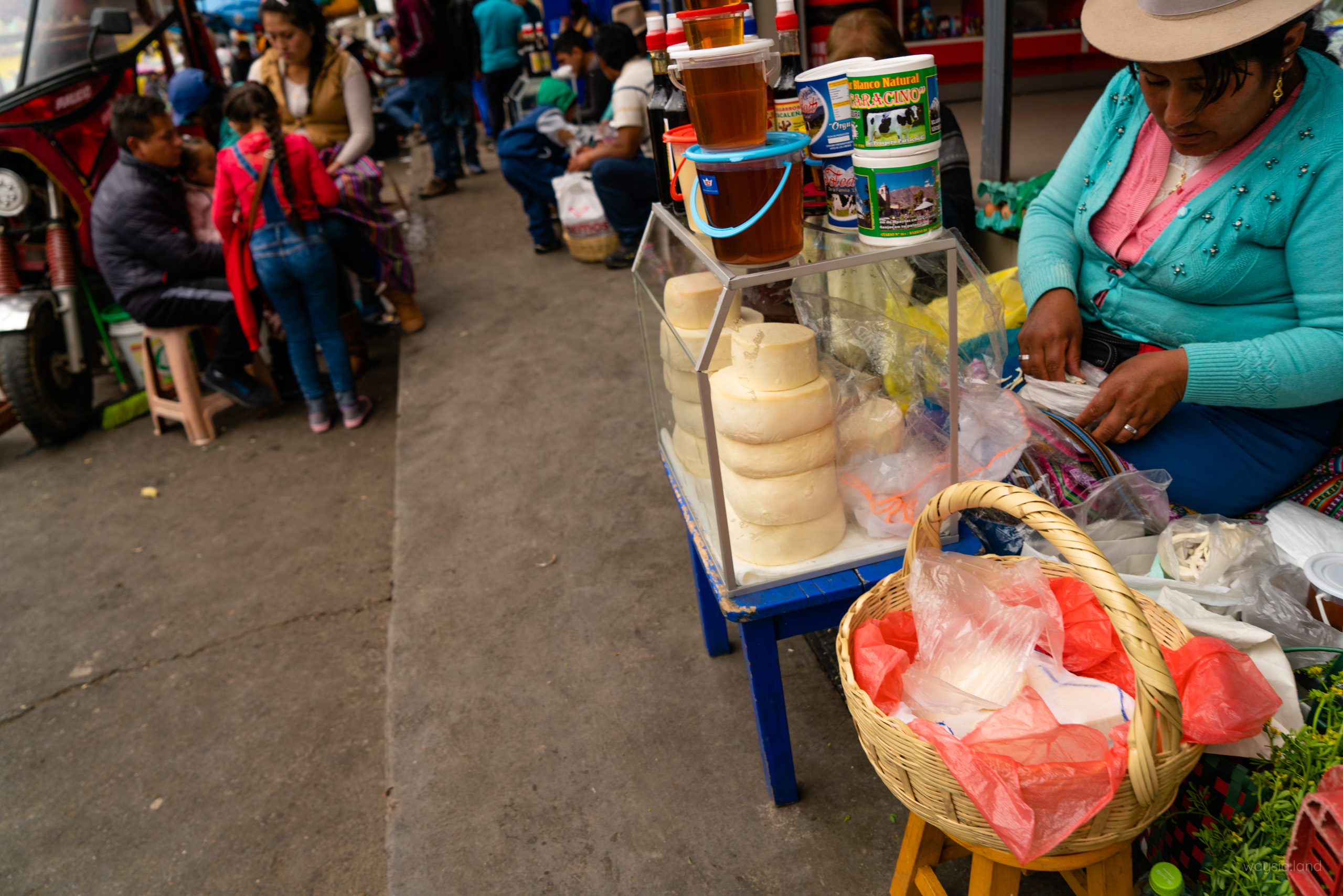 Huaraz street cheese