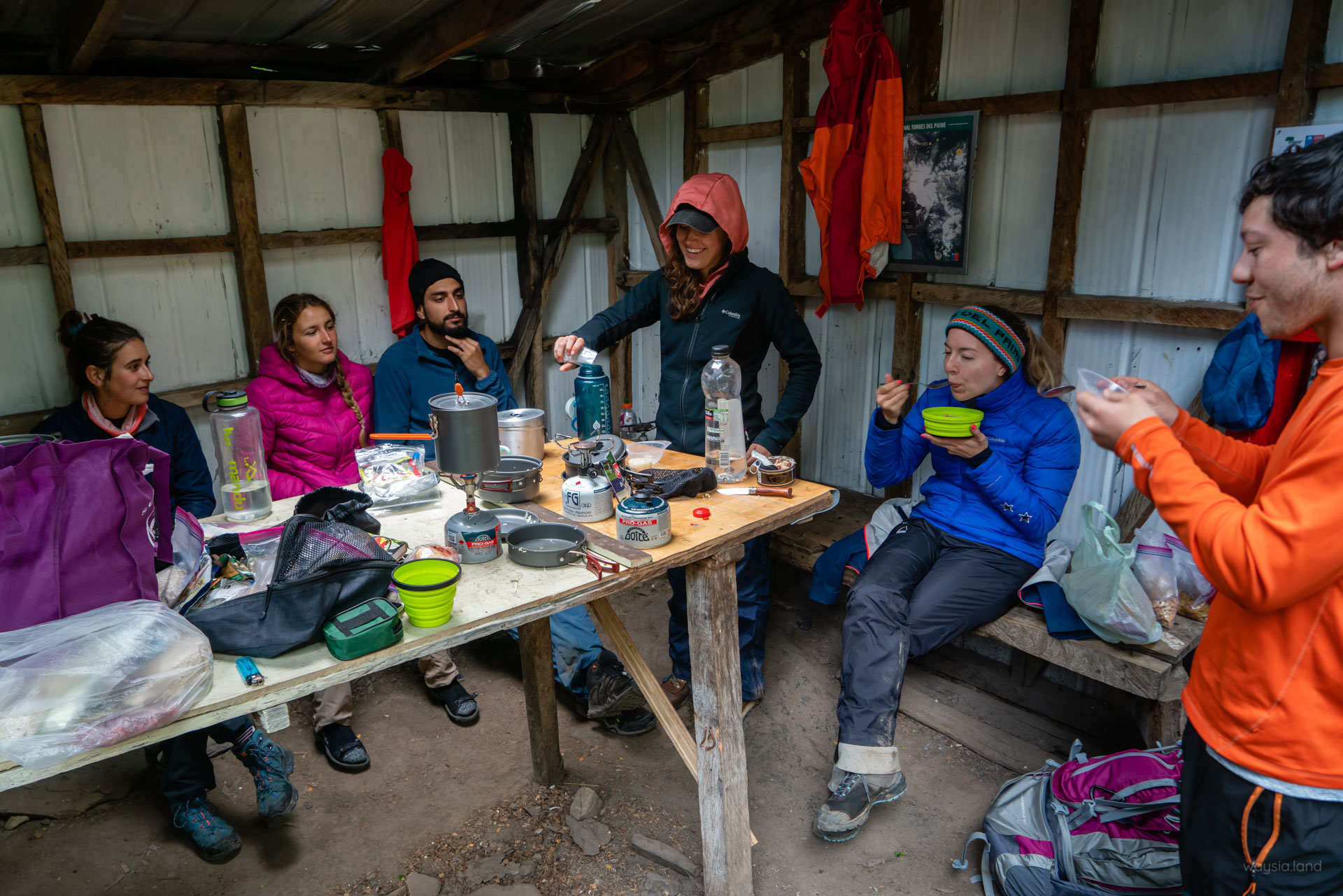 Paso cooking area