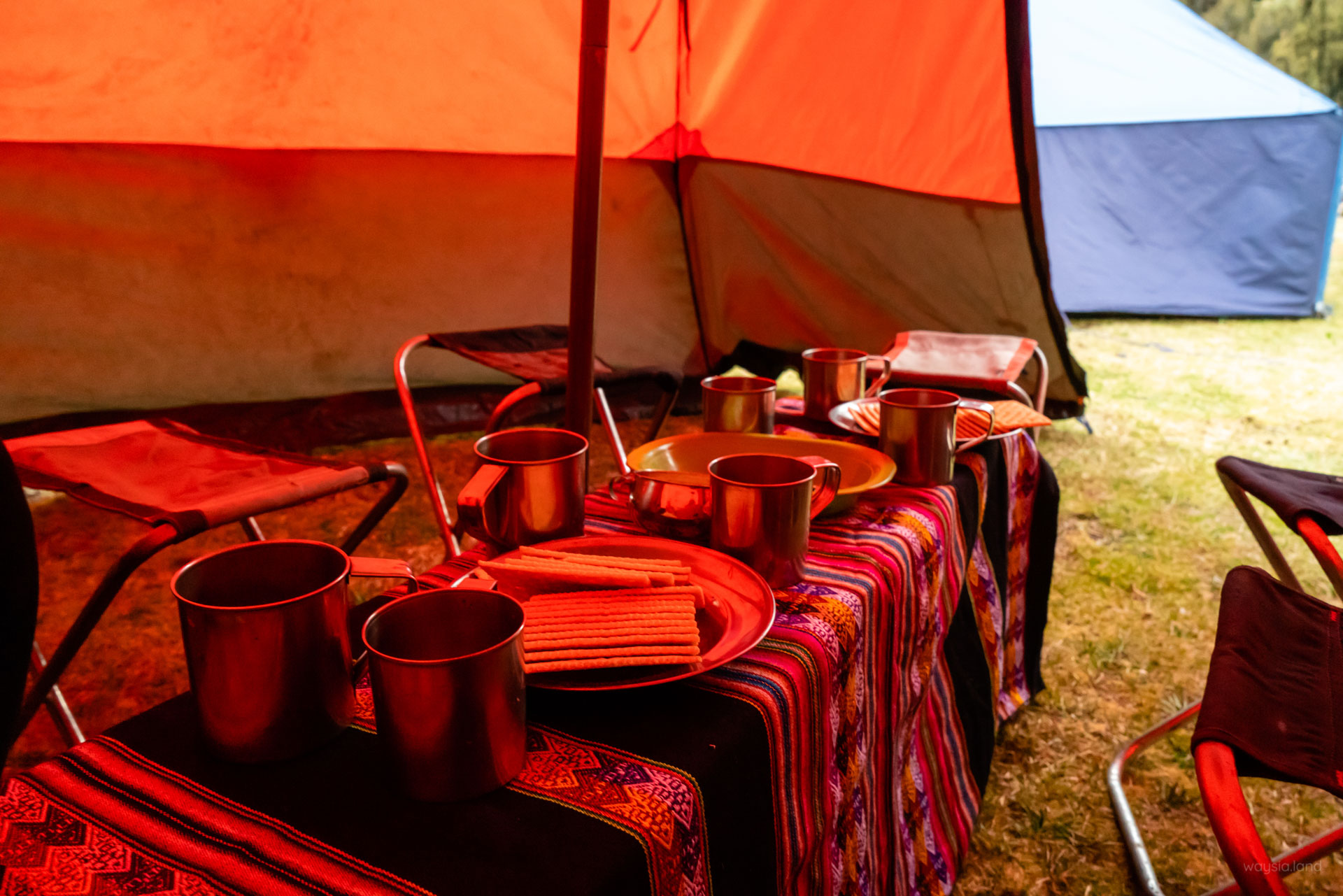 The communal tent