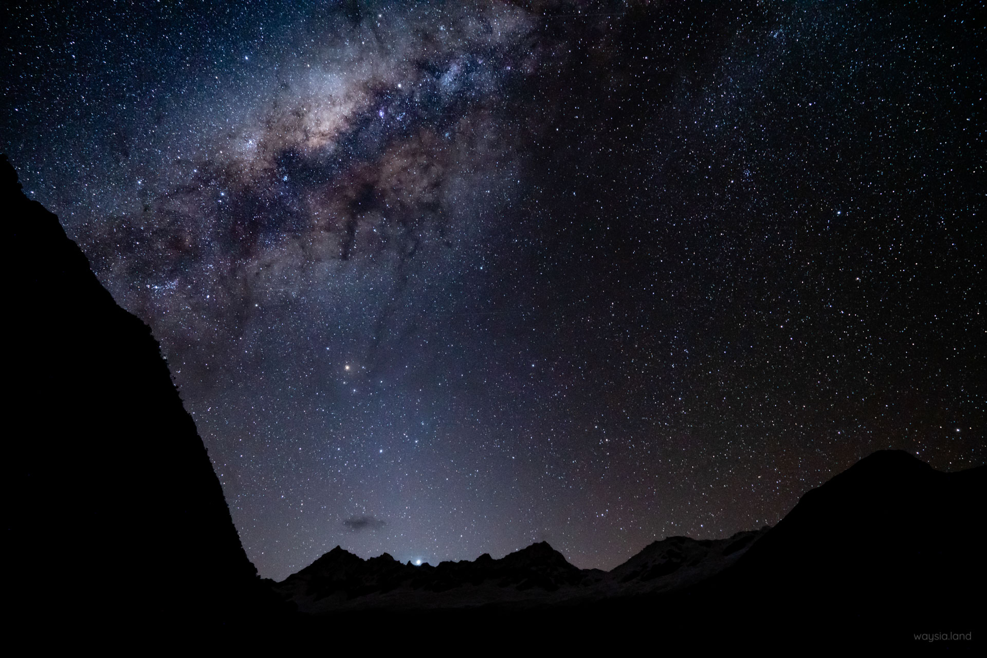 A sky full of stars on the Santa Cruz trek