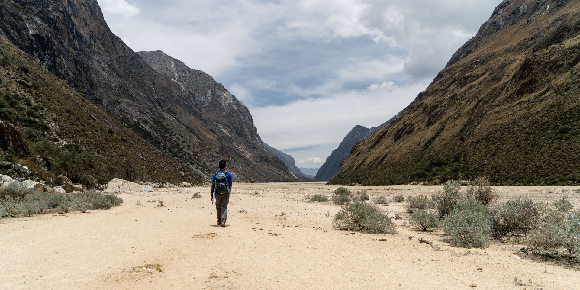 Walking towards the third campsite